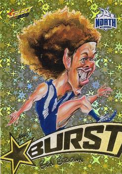 2018 Select Footy Stars - Starburst Caricatures Yellow #SBY45 Ben Brown Front